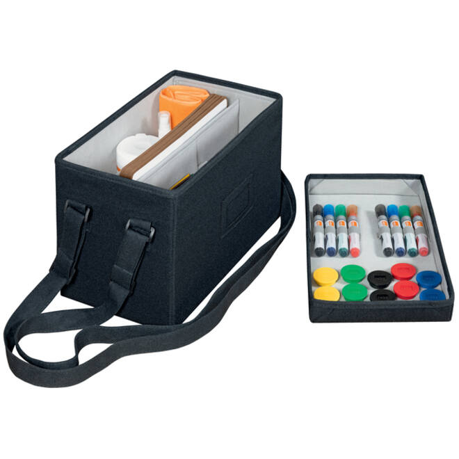 Whiteboard accessoire kit Nobo in draagtas