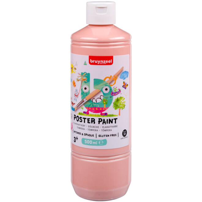 Plakkaatverf Bruynzeel fles à 500ml beige roze