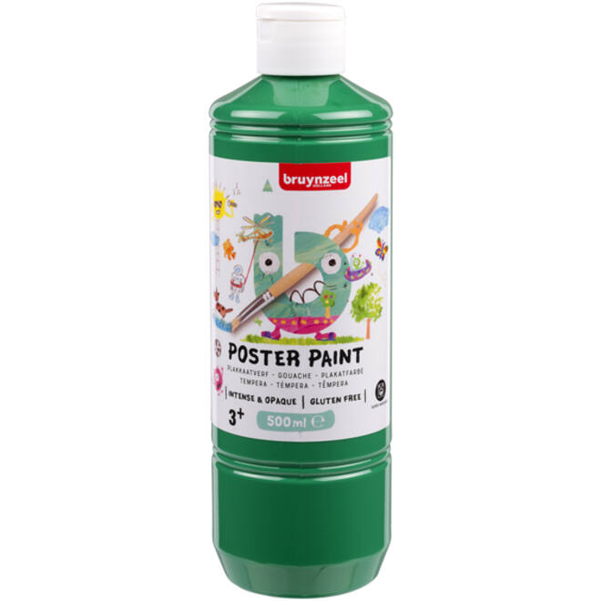 Plakkaatverf Bruynzeel fles à 500ml groen