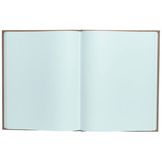 Gastenboek Exacompta Graphik 270x220mm blanco kraft
