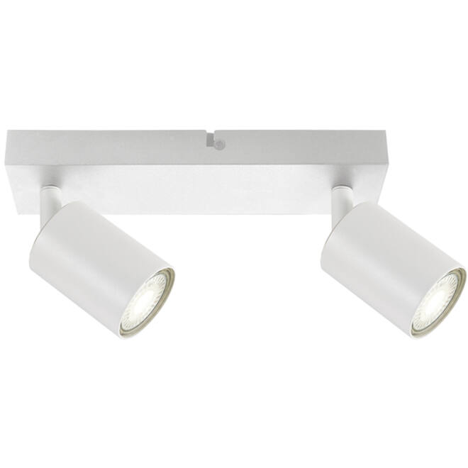 Plafondspot Integral Siena 2 spot IP20 GU10 wit
