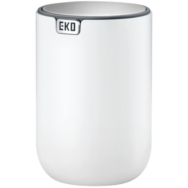 Afvalbak EKO Fandy 2 tafelmodel met swingdeksel 1,5 liter wit