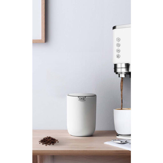 Afvalbak EKO Fandy 2 tafelmodel met swingdeksel 2,2 liter wit