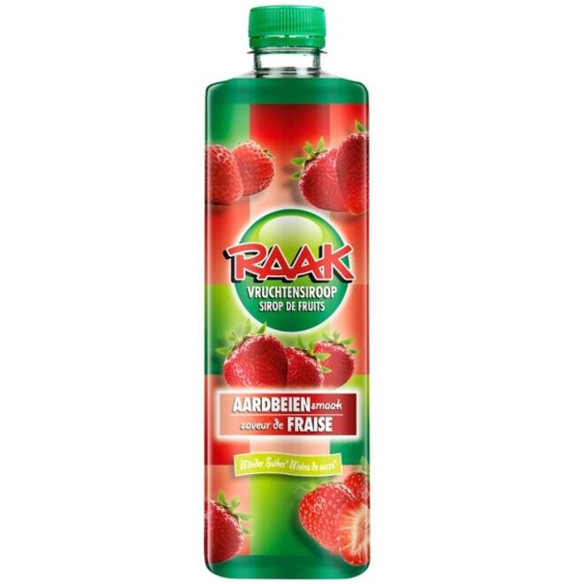 Siroop RAAK aardbei 750ml