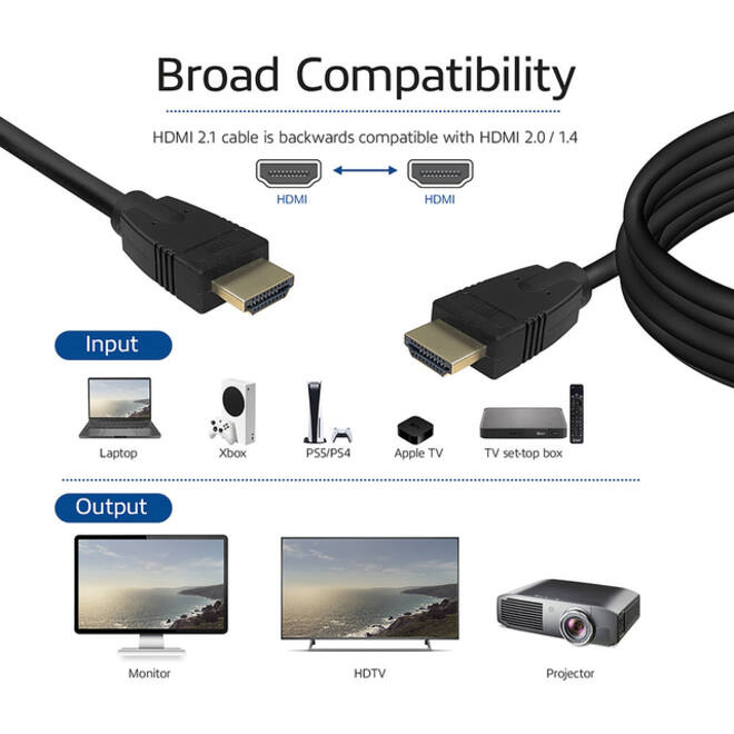 Kabel ACT HDMI 8K UHS v2.1 HDMI-A male - HDMI-A male 3 meter