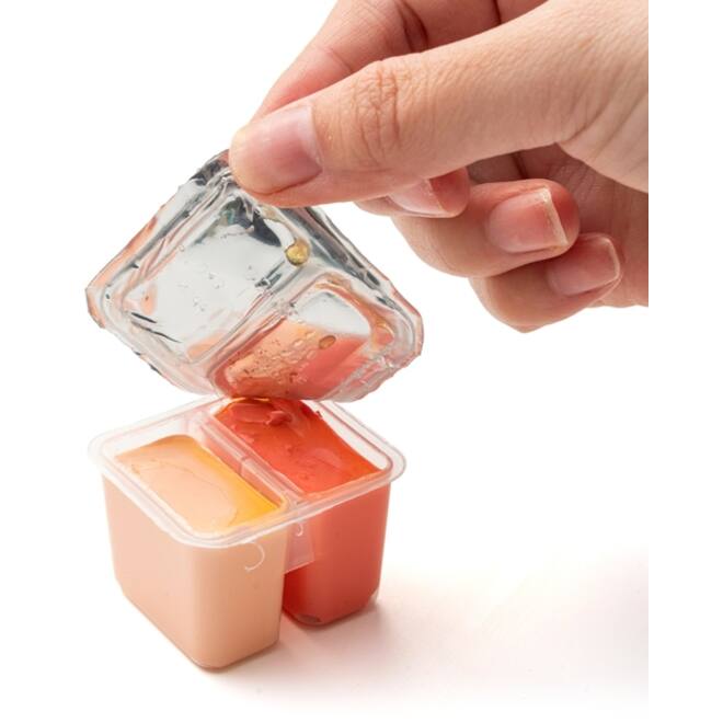 Gouache HIMI twin cups 48 kleuren 12gr opbergbox Peach Fuzz