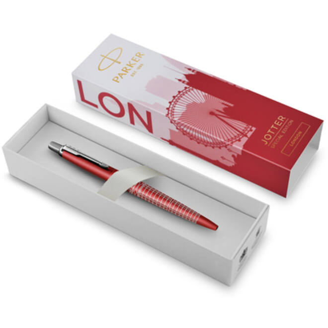 Balpen Parker Jotter special edition London red CT medium