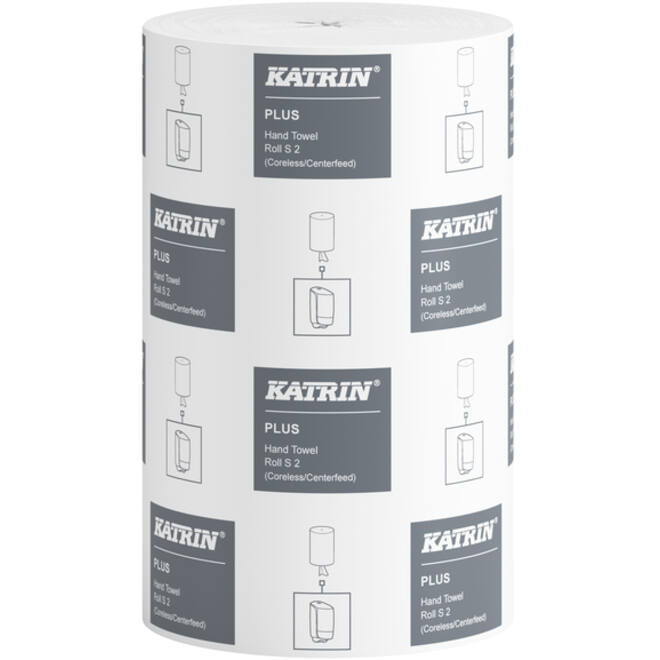 Poetspapier Katrin Plus klein 2-laags 240 vel wit 97494
