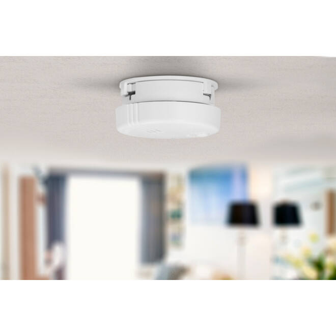 Rookmelder Alecto mini 2 stuks met 5 jaar batterij SA102 wit
