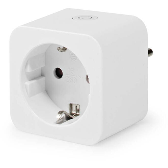 Slimme stekker Nedis Smartlife Wifi enkel wit