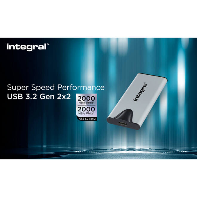 SSD Integral SlimXpress Portable USB-C 2TB