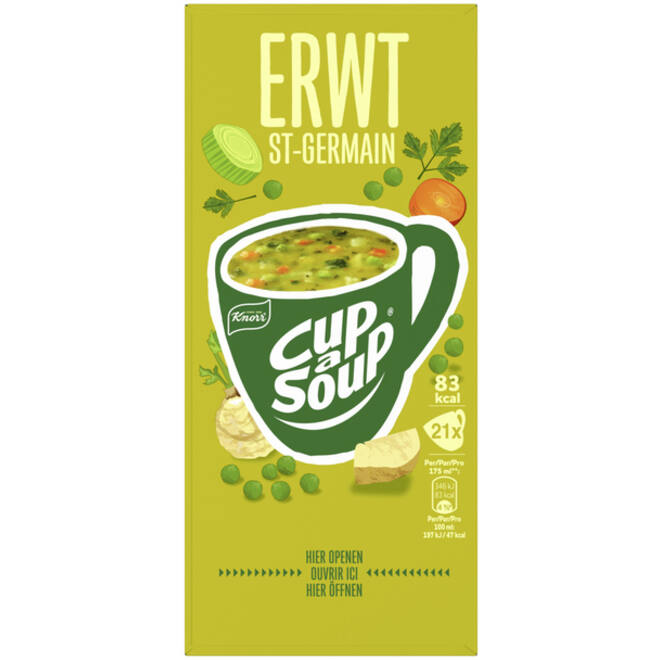 Cup-a-Soup Knorr erwtensoep 21x175ml