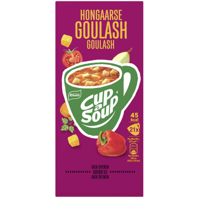 Cup-a-Soup Knorr Hongaarse goulash 21x175ml