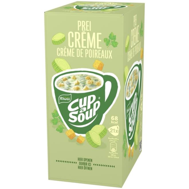 Cup-a-Soup Knorr prei-crème 21x175ml