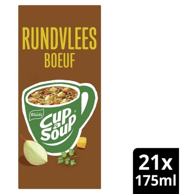 Cup-a-Soup Knorr rundvlees 21x175ml