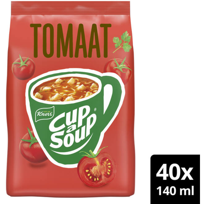 Cup-a-Soup Knorr machinezak tomaat 140ml