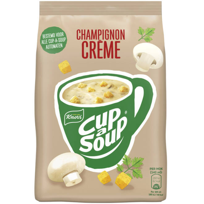 Cup-a-Soup Knorr machinezak champignon crème 140ml