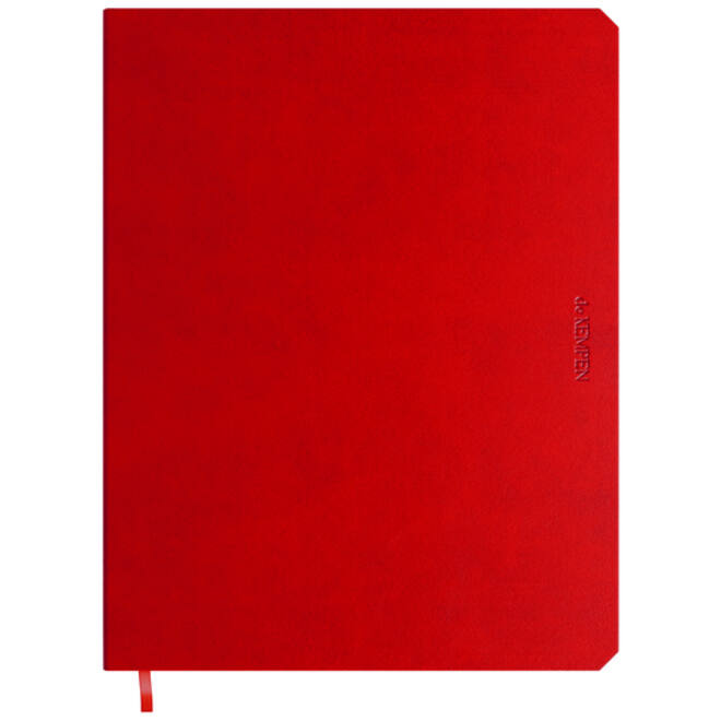Notitieboek de KEMPEN Poppy 171x220mm lijn 192 pagina's 90gr rood