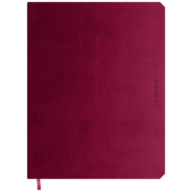 Notitieboek de KEMPEN Amarone 171x220mm blanco 192 pagina's 90gr drd