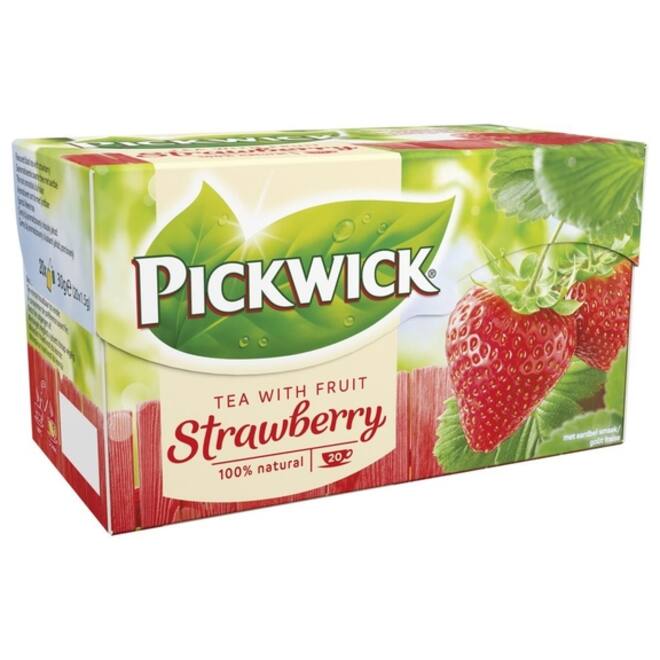 Thee Pickwick aardbei 20x1.5gr