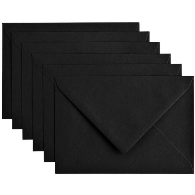 Envelop Papicolor C6 114x162mm ravenzwart