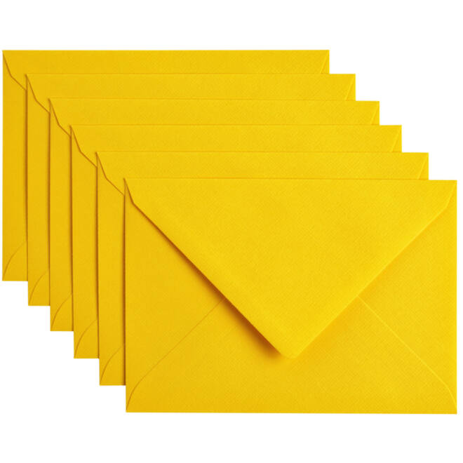 Envelop Papicolor C6 114x162mm dottergeel
