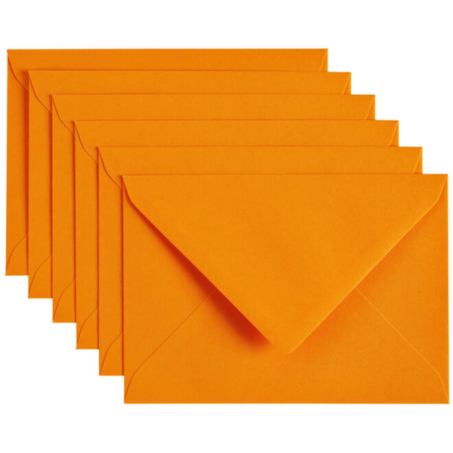 Envelop Papicolor C6 114x162mm oranje