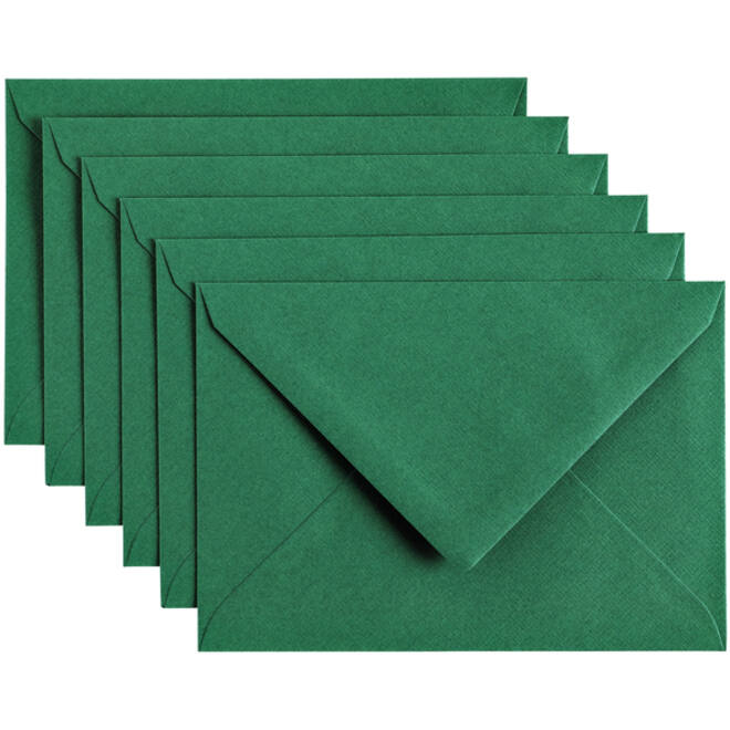 Envelop Papicolor C6 114x162mm dennengroen