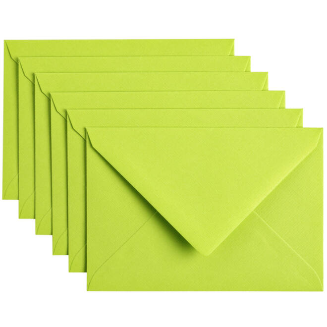 Envelop Papicolor C6 114x162mm appelgroen