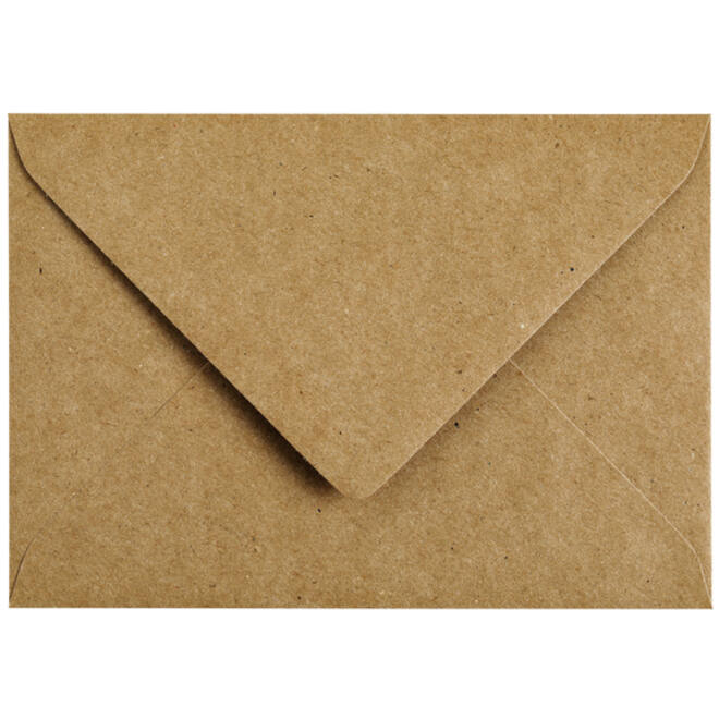 Envelop Papicolor C6 114x162mm kraft bruin
