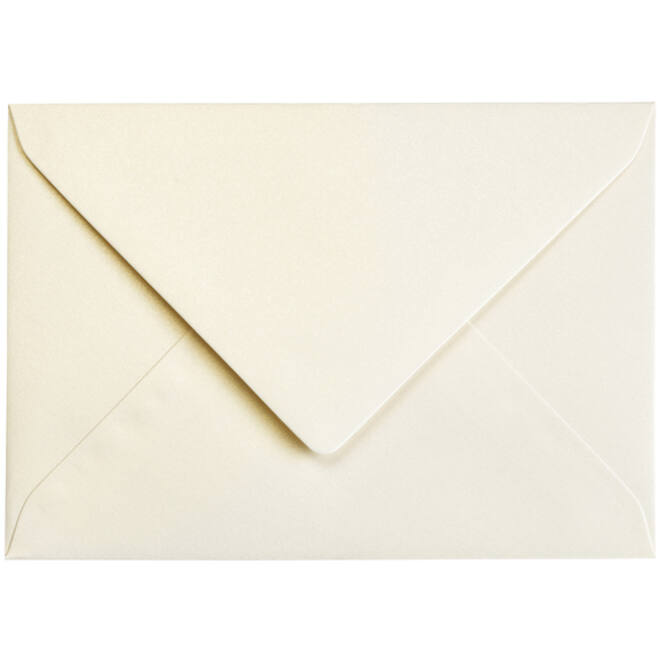 Envelop Papicolor C6 114x162mm metallic ivoor