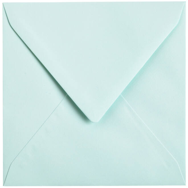 Envelop Papicolor 140x140mm zeegroen