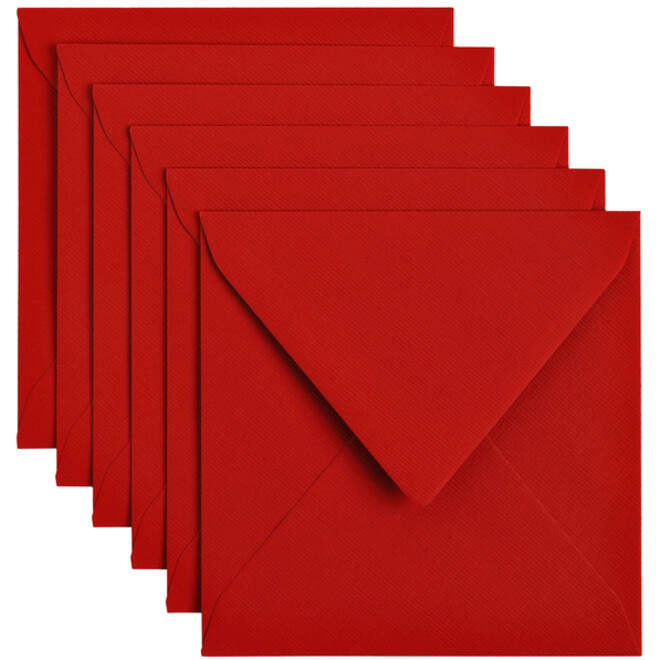 Envelop Papicolor 140x140mm rood
