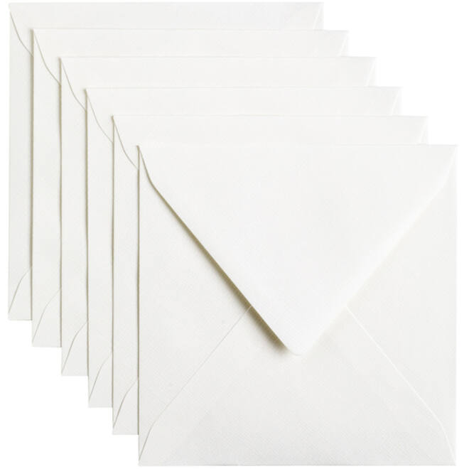 Envelop Papicolor 140x140mm hagelwit