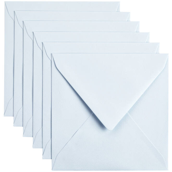 Envelop Papicolor 140x140mm babyblauw