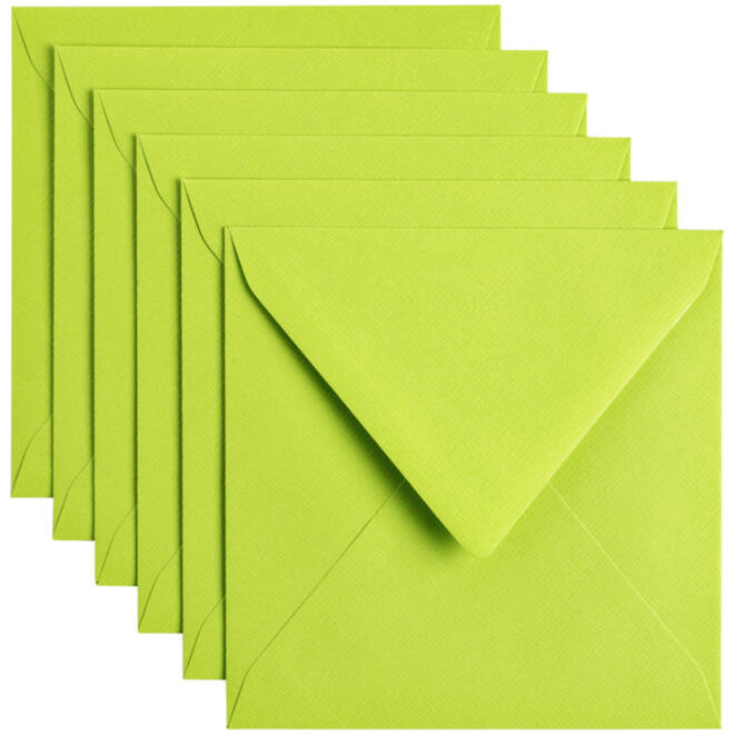 Envelop Papicolor 140x140mm appelgroen