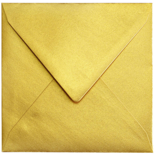 Envelop Papicolor 140x140mm metallic goud