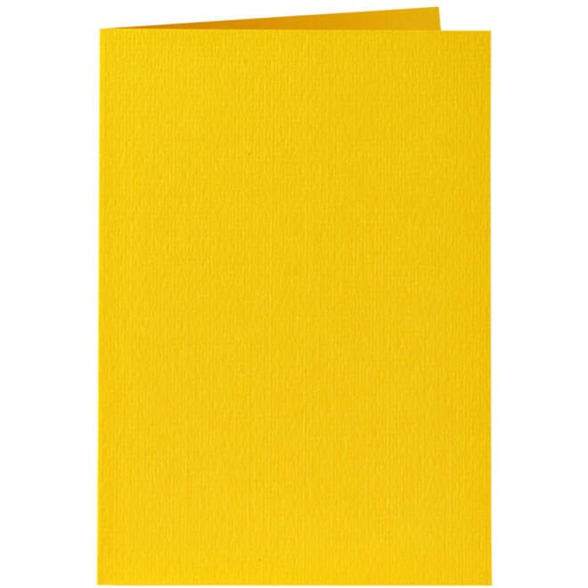 Correspondentiekaart Papicolor dubbel 105x148mm dottergeel pak à 6 stuks