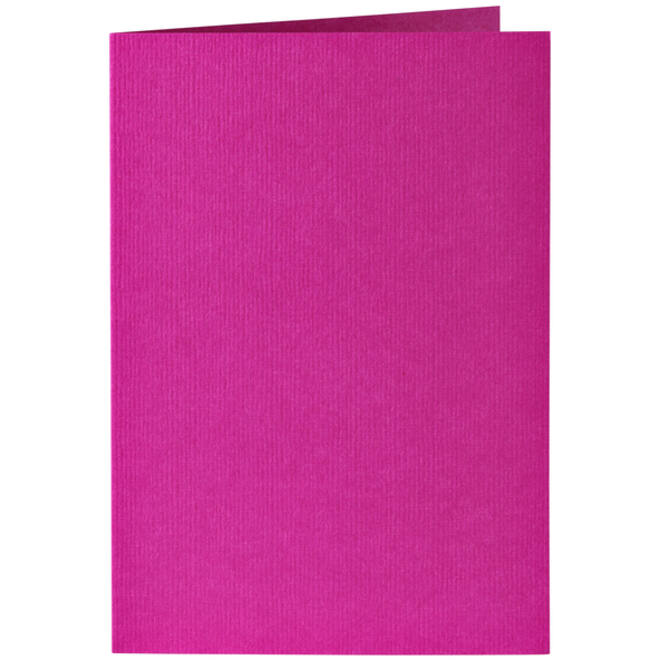 Correspondentiekaart Papicolor dubbel 105x148mm felroze pak à 6 stuks