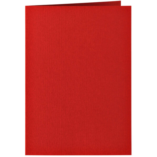 Correspondentiekaart Papicolor dubbel 105x148mm rood pak à 6 stuks