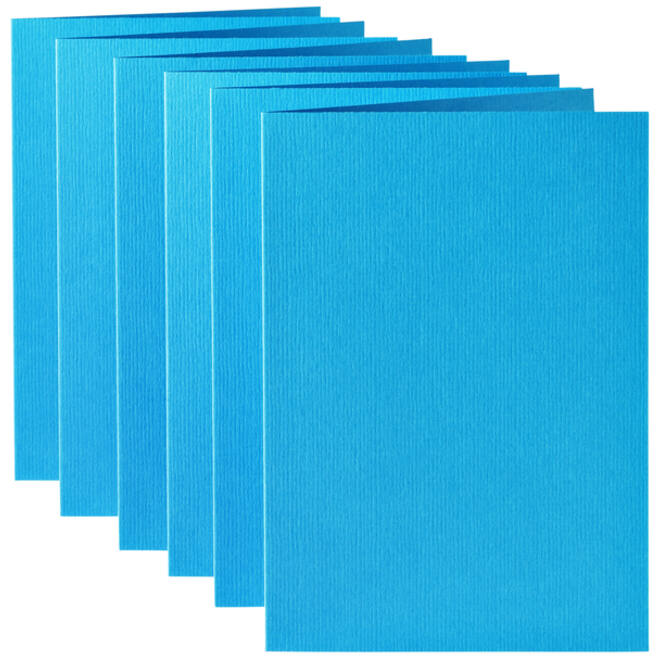 Correspondentiekaart Papicolor dubbel 105x148mm hemelsblauw pak à 6 stuks