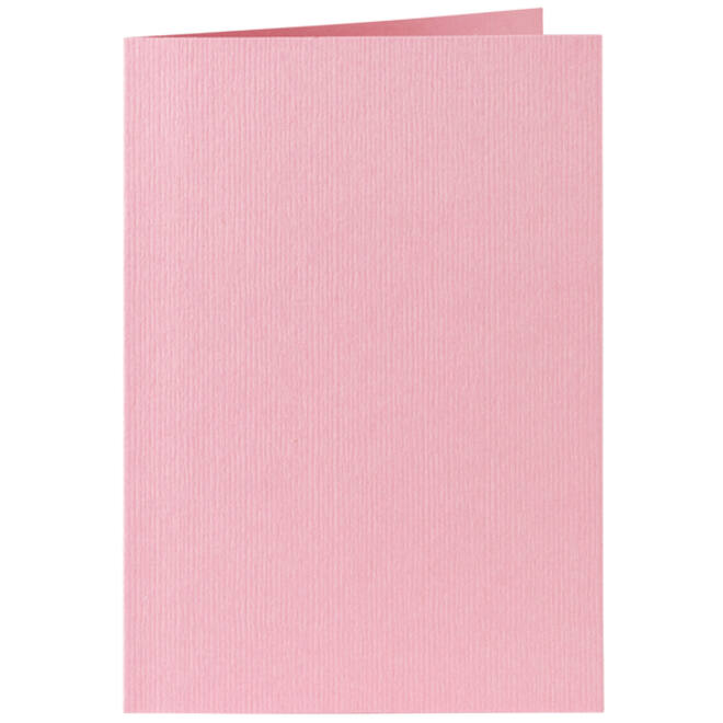Correspondentiekaart Papicolor dubbel 105x148mm babyroze pak à 6 stuks
