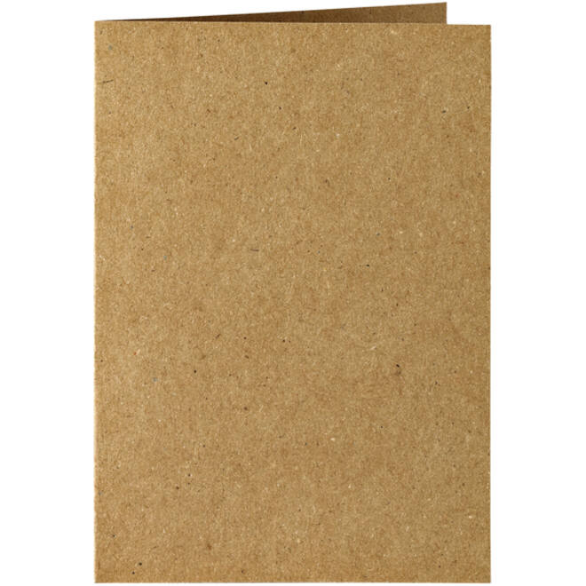 Correspondentiekaart Papicolor dubbel 105x148mm bruin pak à 6 stuks