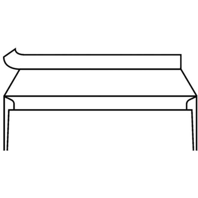 Envelop IEZZY bank C5/6 114x229mm zelfklevend wit