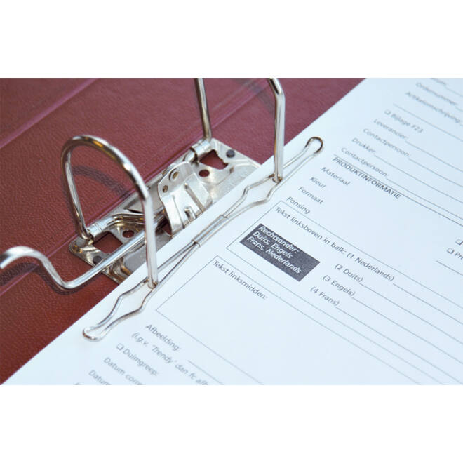 Papierspanner Kangaro voor ordners en ringbanden