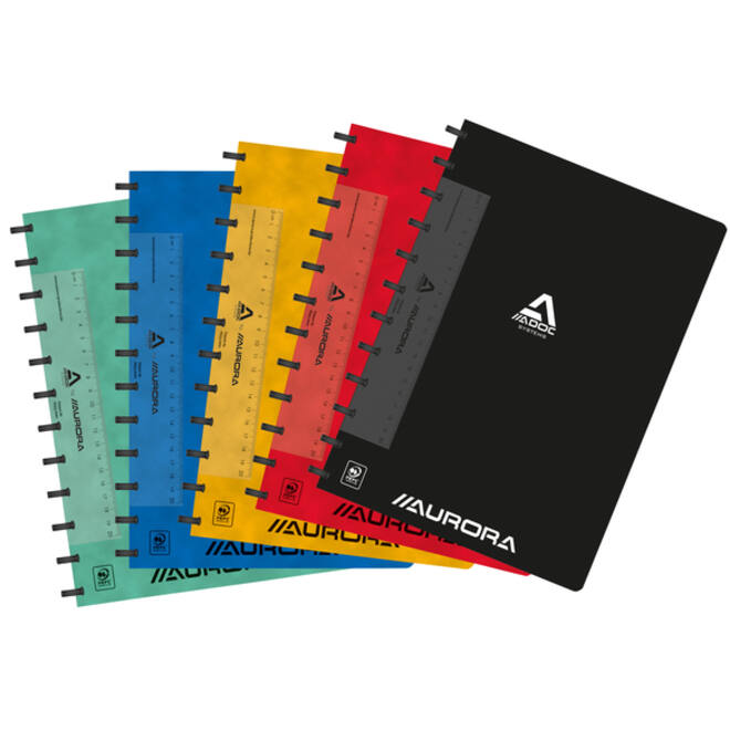 Schrift Adoc Classic A4 ruit 4x8mm 144 pagina's 90gr assorti