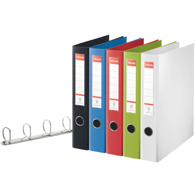 Ringband Esselte Standaard maxi 30% gerecycled D-mechaniek 60mm PP