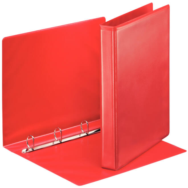 Presentatieringband Esselte Essentials panorama A4 4-rings D-mechaniek 44mm rood