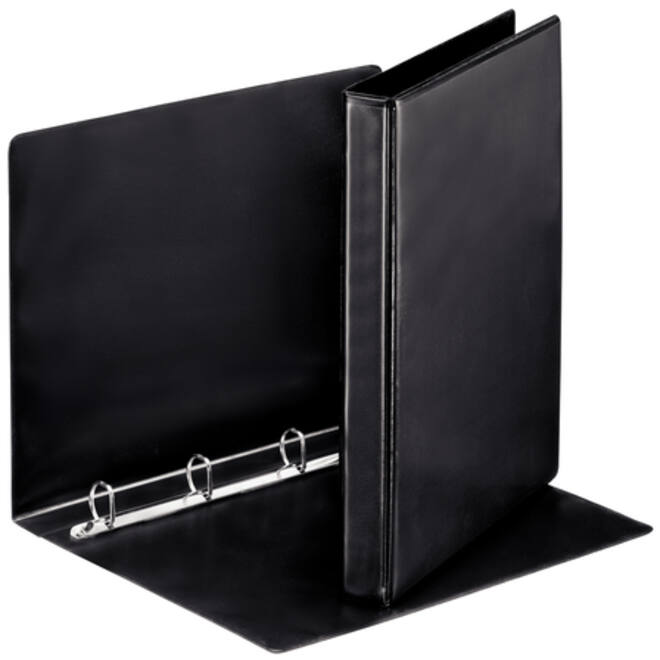 Presentatieringband Esselte Essentials panorama A4 4-rings D-mechaniek 38mm zwart