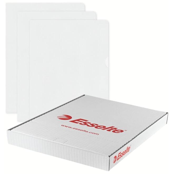 Showtas Esselte standaard 0,07mm PP A4 100 stuks
